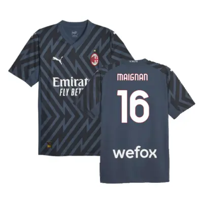 (L) AC Milan Goalkeeper Home Shirt (Dark Night) (M. MAIGNAN 16)