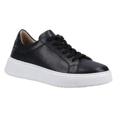 (Black, (Adults')) Hush Puppies Camille Leather Women's Black Trainers