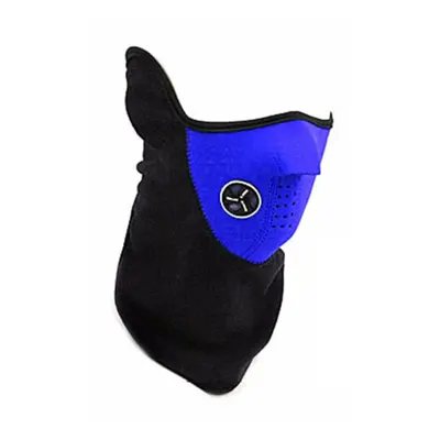 (Blue) 1Pc Cycling Skiing Snowboard Face Mask Anti Particle Dust-Proof PM2.5 Breathable Neck Sca