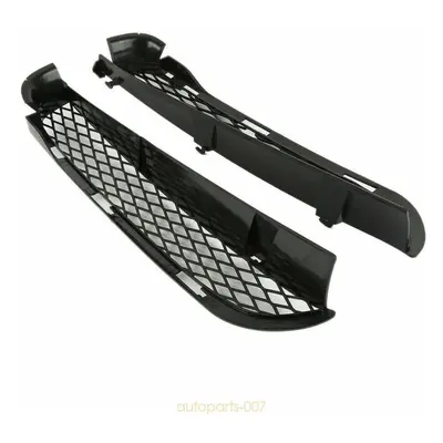 Pair For BMW X5 E53 Facelift Front Body Upper Bumper Mesh Grille Grill