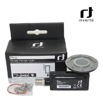 Inverto Pro C120 IDLP-SINF02 ULN+ Ultra 4K HDTV DVB-S2 0.2dB Single Flange LNB