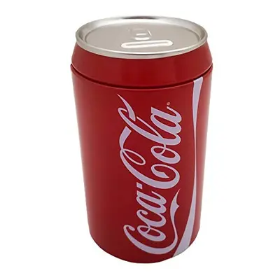 The Tin Box Company Coca Cola Can Bank with Removable Lid, Red, Model: