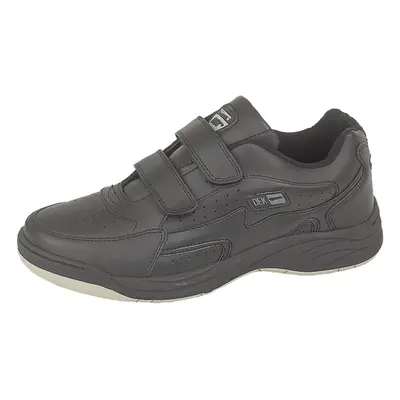 (7 UK) Dek Mens Orleans Wide Trainers Touch Black