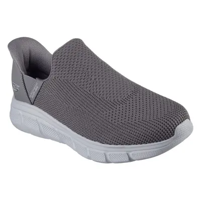 (Grey, (Adults')) Skechers BOBS Sport B Flex Resilient Textile Men's Grey Trainers