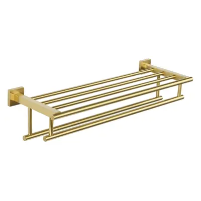 (24-Inch, Gold) Towel Rail Wall Mounted Bathroom Towel Shelf 24-Inch Towel Holder, SUS304 Stainl