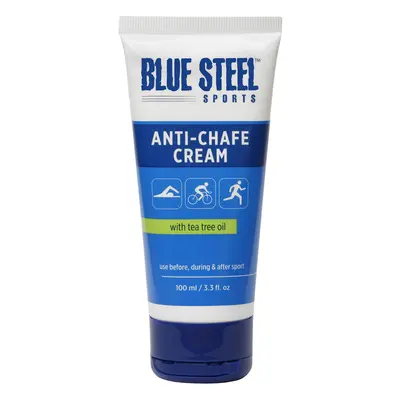 Blue Steel Sports ANTI-CHAFE CREAM with natural Tea Tree oil | Water and Sweat resistant | Non S