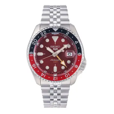 Seiko Sport Automatic Watch SSK031K1 GMT Men's Red Watch