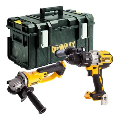 Dewalt DCK278 XR 18V DCD996 Brushless Combi Drill DCG412 Grinder Bare + Case