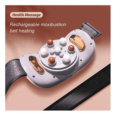 Automatic Bian Shi Rubbing Abdomen Instrument Abdominal Massager Rubbing Abdomen Moxibustion Hea