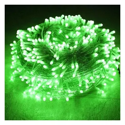 (green, 50m 400leds 220V EU) Christmas Lights 50m Decorative Led String Fairy Light Modes Garlan