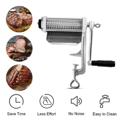 Kitchen Manual Meat Tenderizer Pork Beef Steak Heavy Duty Clamp Roller Machine Flatten Tool Meat