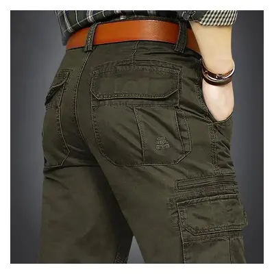 (green, 31) Man Cargo Pants Casual Pants Outdoor Trousers Hiking Set Cargo Tactical Men&apos;s W