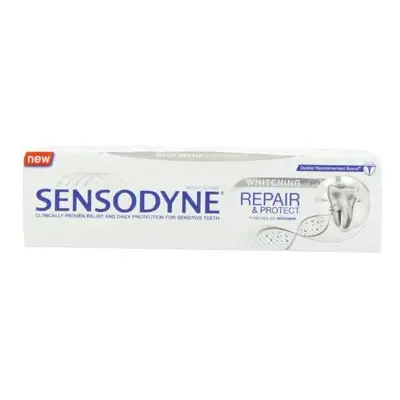 Sensodyne Whitening Sensitive Toothpaste, Repair & Protect Whitening, ml, Pack of