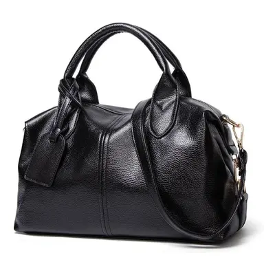 (black, 33.00 x 11.50 x 23.50 cm) Wtempo Fashion Solid Women Leather Zipper Big Capacity Ladies 