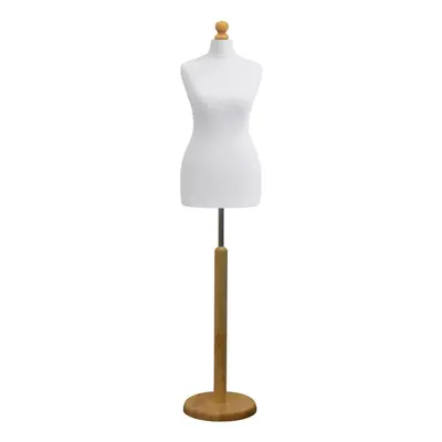 (Female Size 10/12) Female Tailors Dummy White Dressmakers Fashion Students Mannequin Display Bu