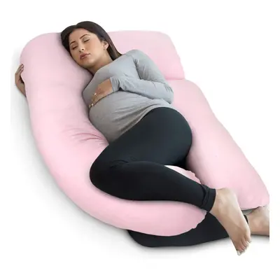 Pharmedoc Women Pregnancy Pillow, U-shape Full Body Pillow And Maternity Support Back, Hips, Leg