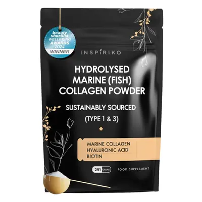 Marine Collagen Powder for Women - Marine Collagen with Hyaluronic Acid, Vitamin C, Biotin & MSM