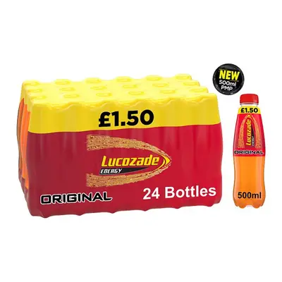 Lucozade Energy Drink Original 500ml(Case of 24, x 500ml)