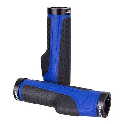 (Blue) 22.2mm Anti-slip City Bike Cycling Ergonomics Grips Lockable Handle Grip Bicycle Accessor