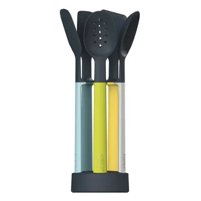 Joseph Joseph Elevate Silicone 5-Piece Kitchen Tool Set with Compact Stand - Opal