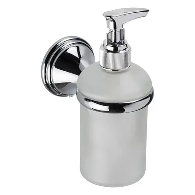 Croydex Westminster Soap Dispenser - Chrome & Glass