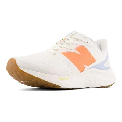 New Balance Women's Fresh Foam Arishi V4 Running Shoe Sea Salt/Gulf Red 7.5