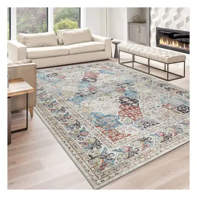 (200 x cm (6 ft in x ft 5in), Coastal) Traditional Large Rugs Indoor Outdoor Rug Carpets & Mats