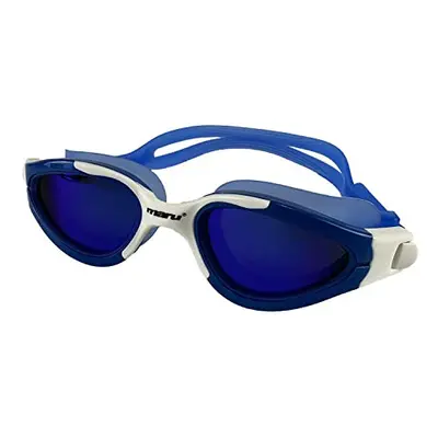 Groove Polarised Swimming Goggles, UV Protection, Quick Adjust Comfort Strap, Anti-Fog Mirror Sw