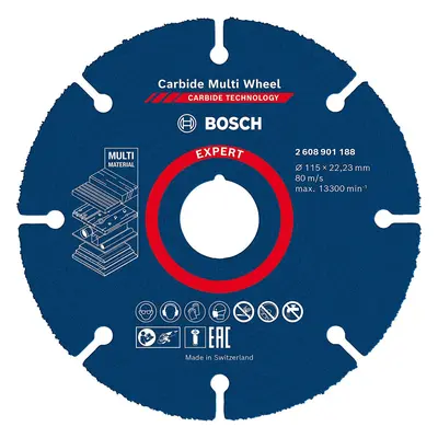 Bosch Professional 1x Expert Carbide Multi Wheel Cutting Disc (for Hardwood, Ã mm, Accessories 