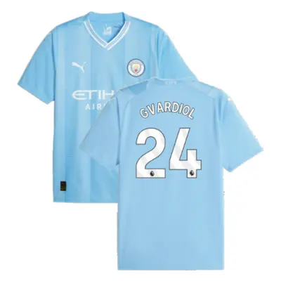 (L) Man City Home Shirt (Gvardiol 24)