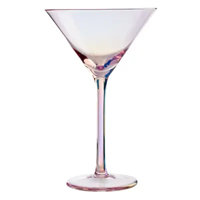 FROSTED DECO SET OF MARTINI GLASSES