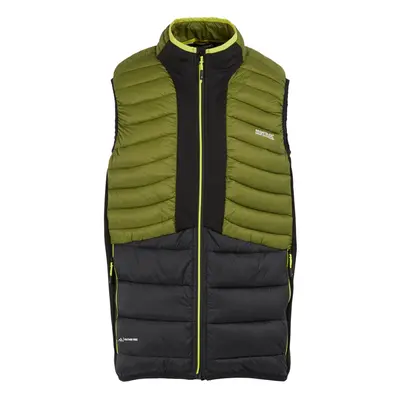 (M, Nephrite Green/Black) Regatta Mens Leedre Hybrid Gilet