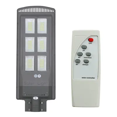 (Grey, 720LED) 3800W LED Solar Street Light Motion Sensor Outdoor Garden Wall Lamp+Remote