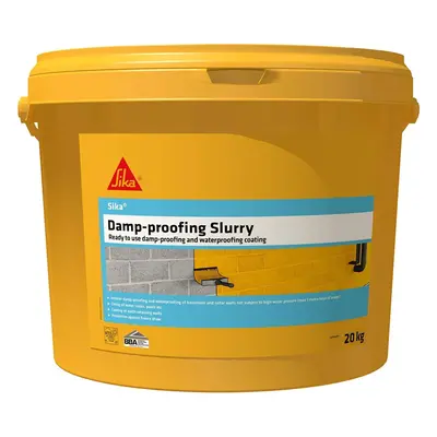 Sika Damp-Proofing Slurry - Ready To Use Damp-Proofing and Waterproofing Coating, Grey, kg