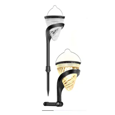 (2 Pcs Mounted Lamp) Mutifunction LED Solar PoweredOutdoor Wall Light Waterproof Colorful Garden