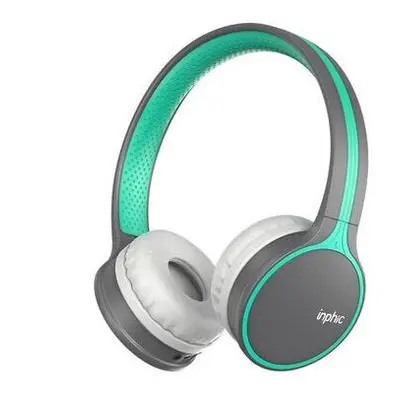 (Green) Headphone Bluetooth5.0 Headset Wireless 8D Surround Long Battery Life 3.5mm Audio Line 4