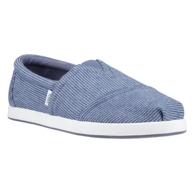 (Blue, (Adults')) TOMS Alp FWD 100% Cotton Men's Dark Sky Espadrilles