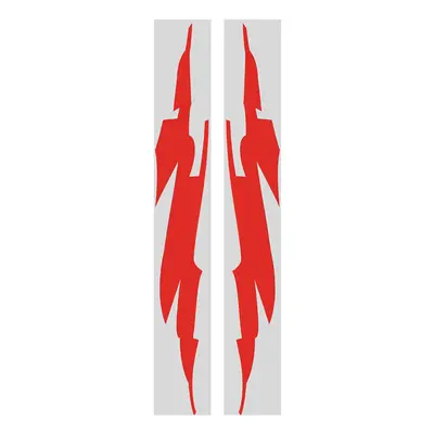 (Red) Sports Racing Stripe Graphic Sticker Red Auto Car Body Side Door for Vinyl