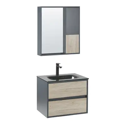 Bathroom Vanity Set TERUEL Grey