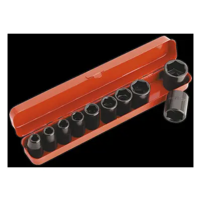 Impact Socket Set 10pc 1/2"Sq Drive Metric