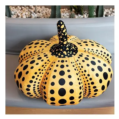 (yellow, 40cm) Yayoi Kusama Halloween Pumpkin Pillow Plush Doll