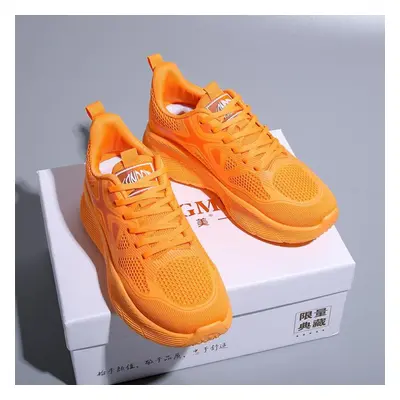 (orange, 36) Unisex Sneakers Lightweight Running Shoes Gym Sports Shoes Womens Sneakers