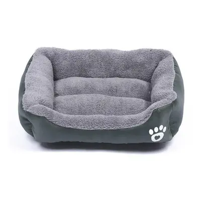 (dark green, XL(80x60cm)) Pet Large Dog Beds Soft Warm Cat Bed Cushion Waterproof Bottom Small D