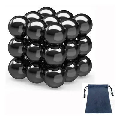 (black, Diameter 25mm-27pcs) 27pcs Fidgets Science Kit, Neat Magnets Blocks, Hematite Magnetic S