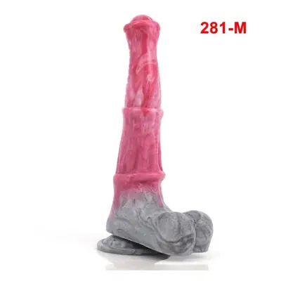 (as the picture, no squirt gory M) Faak Long Squirting Horse Dildo With Sucker Silicone Ejaculat