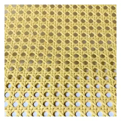 (yellow, 45x400cm) 15.7 Inch Wide Rattan Rattan For Rattan Projects, Woven Open Mesh Rattan For 