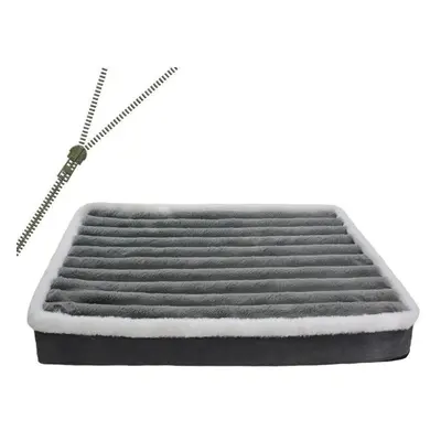 (gray, as the picture) Pet Sleeping Mat Dog Bed Mat With Zipper Remolvable Pet Mattress For Dog 