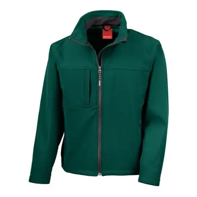 (M, Bottle Green) Result Mens Classic Soft Shell Jacket