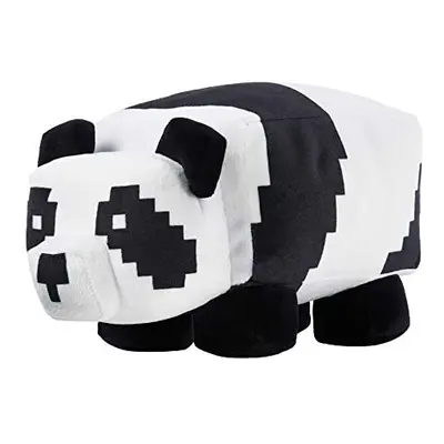 Minecraft Basic Panda Plush, Video-Game Character Soft Doll, Collectible Toy Gift for Ages Years