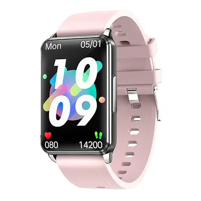 (Pink) Blood Glucose Sugar Smart Watch For Men Women Diabetic Blood Glucose Smart Watch Body Tem